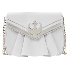 Star Wars: Princess Leia White Cosplay Chain Strap Loungefly Crossbody Bag Preorder