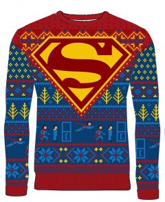Superman: Seasonal Suit Up Christmas Sweater/Jumper