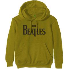 The Beatles: Drop T Logo - Green Pullover Hoodie
