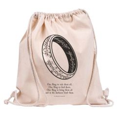 The Lord of The Rings: One Ring Draw String Canvas Eco Bag