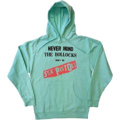 The Sex Pistols: Never Mind The Bollocks Original Album - Green Pullover Hoodie