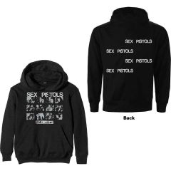 The Sex Pistols: Pretty Vacant (Back Print) - Black Pullover Hoodie