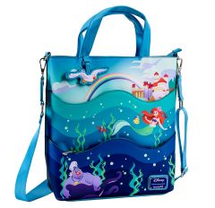 Loungefly: Disney „Die kleine Meerjungfrau“-Einkaufstasche zum 35-jährigen Jubiläum „Life Is The Bubbles“.