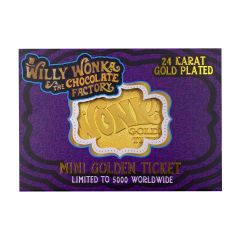 Charlie And The Chocolate Factory: Limited Edition Willy Wonka Golden Mini Ticket