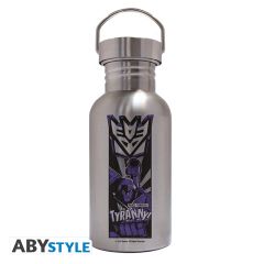 Transformers: Peace Through Tyranny Botella de acero inoxidable con cantimplora de 500 ml por adelantado