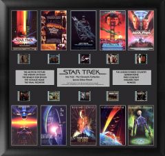 Star Trek: Through the Ages Montage Framed Film Cells