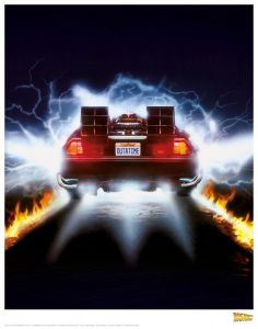 Back To The Future: Rear View Art Print
