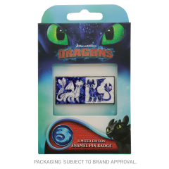 How to Train Your Dragon: Night & Light Fury Limited Edition Pin Badge