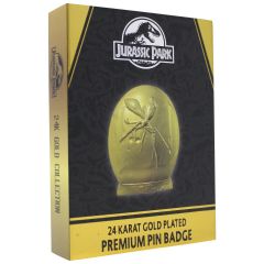 Jurassic Park: 24K Gold Plated XL Premium Pin Badge