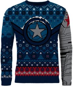 The Winter Soldier: Star Of Bucky Ugly Christmas Sweater/Jumper