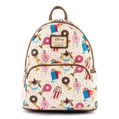 Chip and Dale: Snackies Print Loungefly Mini Backpack Preorder