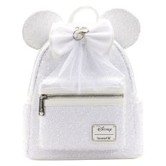 Disney: Minnie Mouse Sequin Wedding Loungefly Mini Backpack