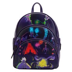 Disney: Villains Triple Pocket Glow In The Dark Loungefly Mini Backpack