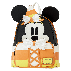 Loungefly Disney: Candy Corn Loungefly Minnie Mouse Cosplay Mini Backpack