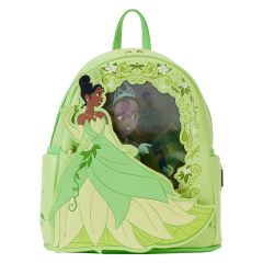 Loungefly: Disney Prinses en de Kikker Tiana lenticulaire mini-rugzak