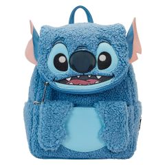 Loungefly Lilo and Stitch: Plush Pocket Mini Backpack