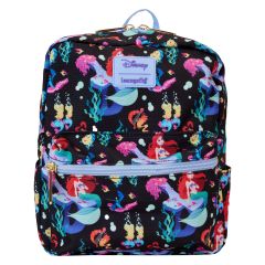 Loungefly: Disney The Little Mermaid 35th Anniversary Life Is The Bubbles AOP Nylon Mini Backpack