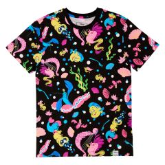 Loungefly: Disney „Die kleine Meerjungfrau“-T-Shirt zum 35-jährigen Jubiläum „Life Is The Bubbles“.