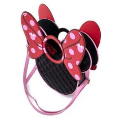 Loungefly Minnie Mouse: Quilted Bow Head Crossbody Bag Preorder