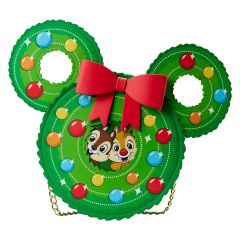 Chip and Dale: Figural Wreath Loungefly Crossbody Bag Preorder
