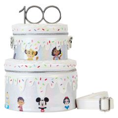 Loungefly Disney: 100 Celebration Cake Crossbody Bag
