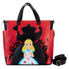 Loungefly Alice In Wonderland: Villains Convertible Crossbody Bag