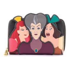 Loungefly Villains: Scene Evil Stepmother And Step Sisters Zip Around Wallet