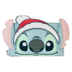 Loungefly Lilo and Stitch: Holiday Cosplay Zip Around Wallet Preorder