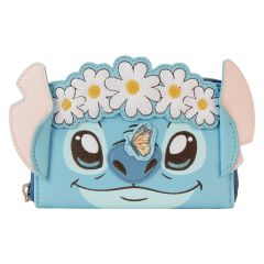 Loungefly: Disney Lilo and Stitch Springtime Stitch Cosplay Zip Around Wallet