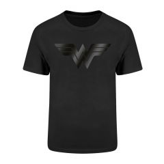 Wonder Woman: Black On Black Logo T-Shirt