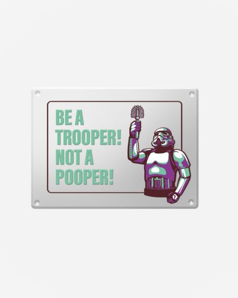 Original Stormtrooper: Stormpooper Metal Sign