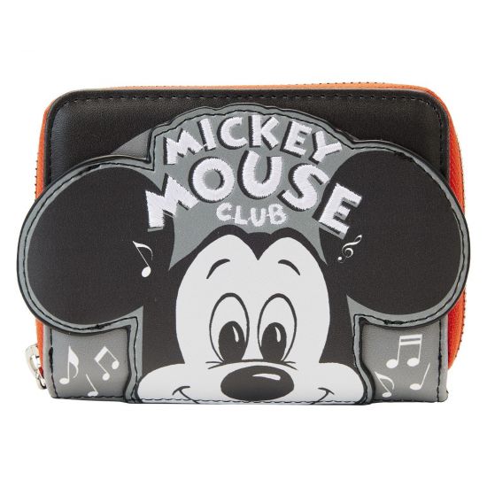 Loungefly Disney 100. Mickey Mouse Club Geldbörse mit umlaufendem Reißverschluss