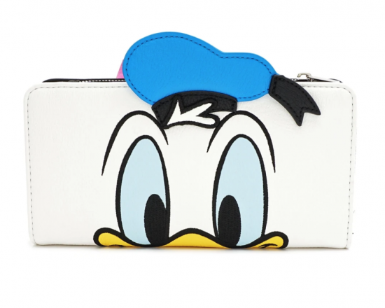 Loungefly: Cartera de doble cara de Disney Donald y Daisy