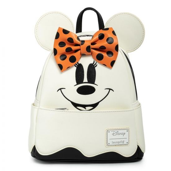 Loungefly: Disney Ghost Minnie Glow in the Dark Cosplay Mini Backpack Preorder