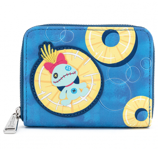Loungefly: Disney Lilo & Stitch Pineapple Floaty Scrump Zip Around Wallet