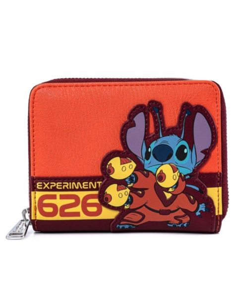 Loungefly Disney Lilo And Stitch Experiment 626 Zip Around Wallet