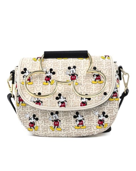 Loungefly Disney Mickey Mouse Hardware AOP Umhängetasche