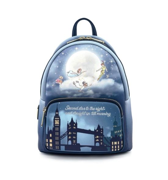 Loungefly Disney Peter Pan Second Star Glow in the Dark Mini Backpack