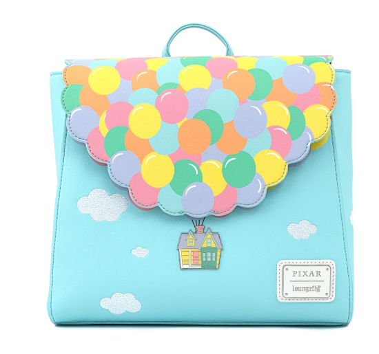 Loungefly Disney Pixar Up Balloon House Mini sac à dos à rabat