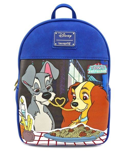 Loungefly Disney's Lady and The Tramp Bella Notte Mini Backpack
