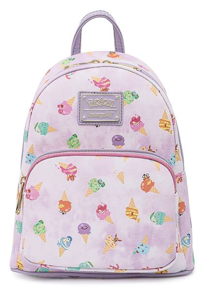 Loungefly Pokémon Ice Cream Acid Wash Denim Mini Backpack