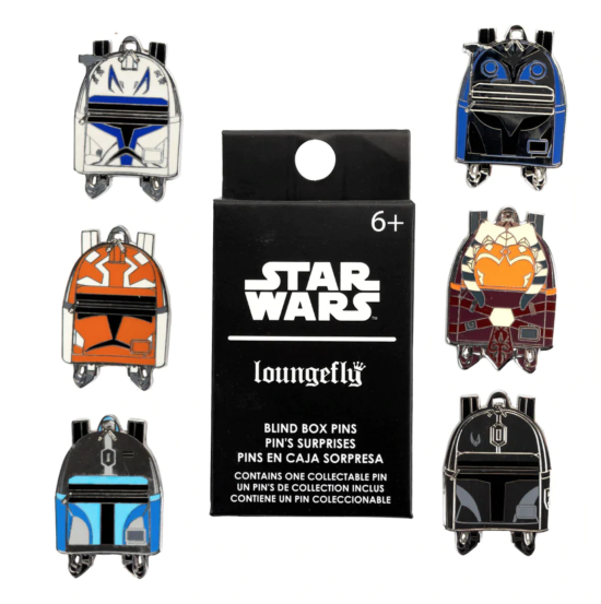 Loungefly Star Wars Helmets Backpacks Blind Box Pins