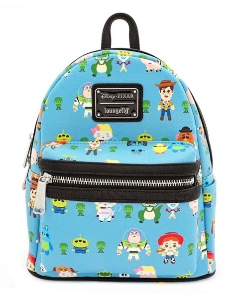 Loungefly Toy Story Chibi Print Faux Leather Mini Backpack