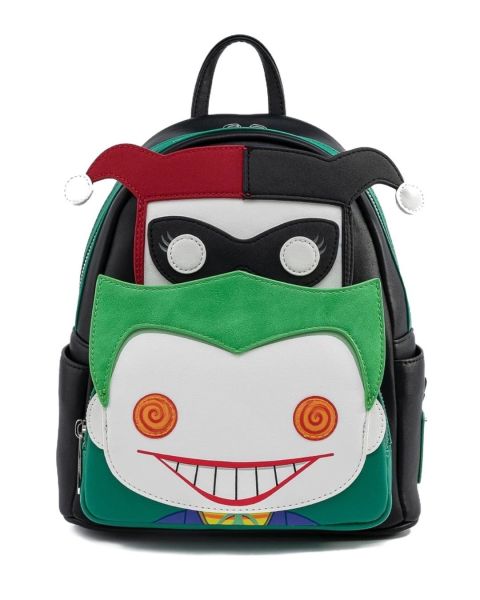 POP! BY Loungefly DC Comics Pop Harley and Joker Mini Backpack