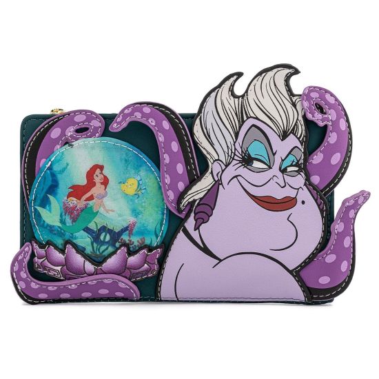 Loungefly Disney Villains Scenes Ursula Crystal Ball Flap Wallet