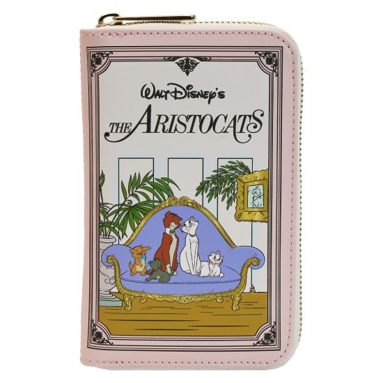 Loungefly Disney's The Aristocats Classic Book Portemonnaie mit umlaufendem Reißverschluss