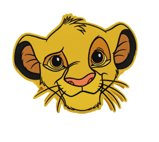 Loungefly Disney Der König der Löwen Simba Umhängetasche mit Figurenkopf