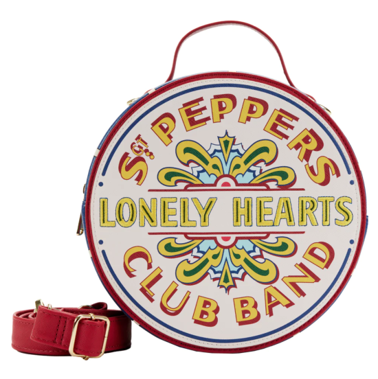 Loungefly El sargento de los Beatles. Bolso bandolera Peppers Lonely Hearts Club Band Drum