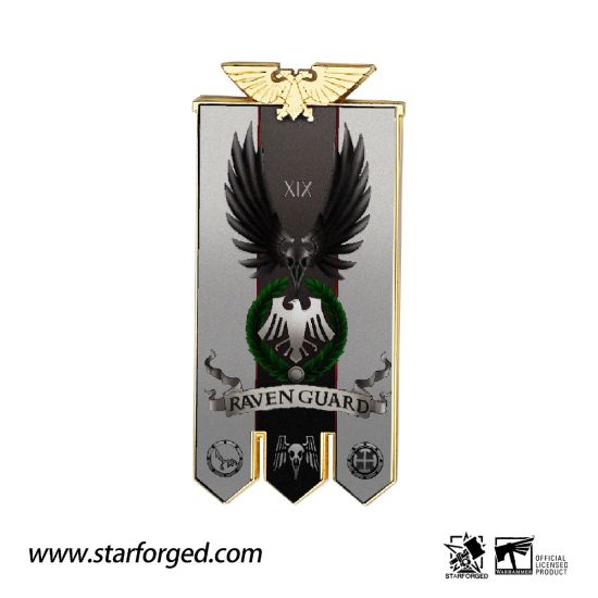 Warhammer 40,000: Chapter Banner Raven Guard Fridge Magnet Preorder