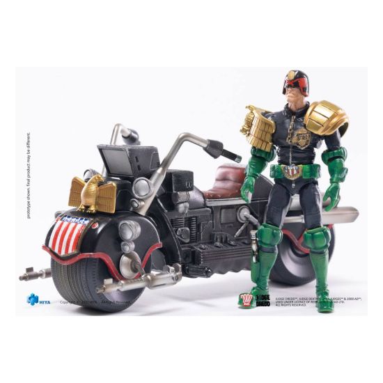 2000 AD: Judge Dredd & Lawmaster MK 2 Set Exquisite Mini Action Figure 1/18 (10cm) Preorder